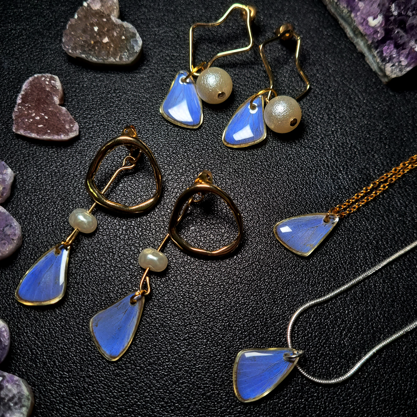 Grass Blue Butterfly Jewellery Series