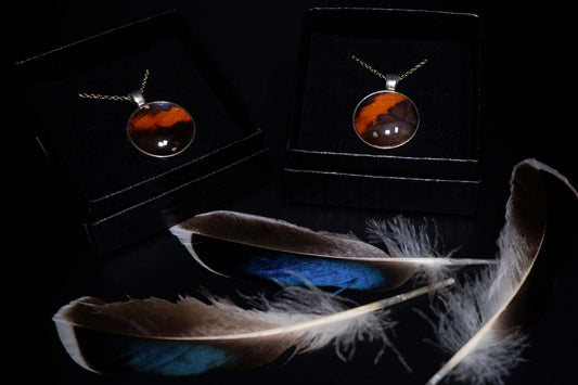 Indian Oakleaf Butterfly Necklace